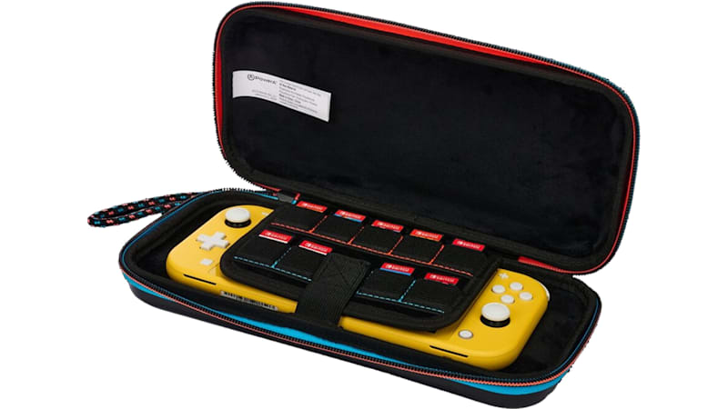 Slim Travel Pro Case for Nintendo Switch Systems Red Blue